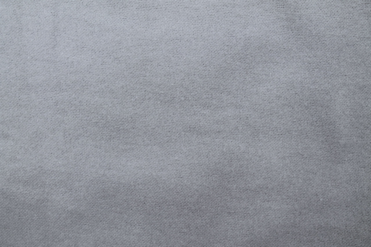 Tissu Flanelle de Coton Uni Gris clair