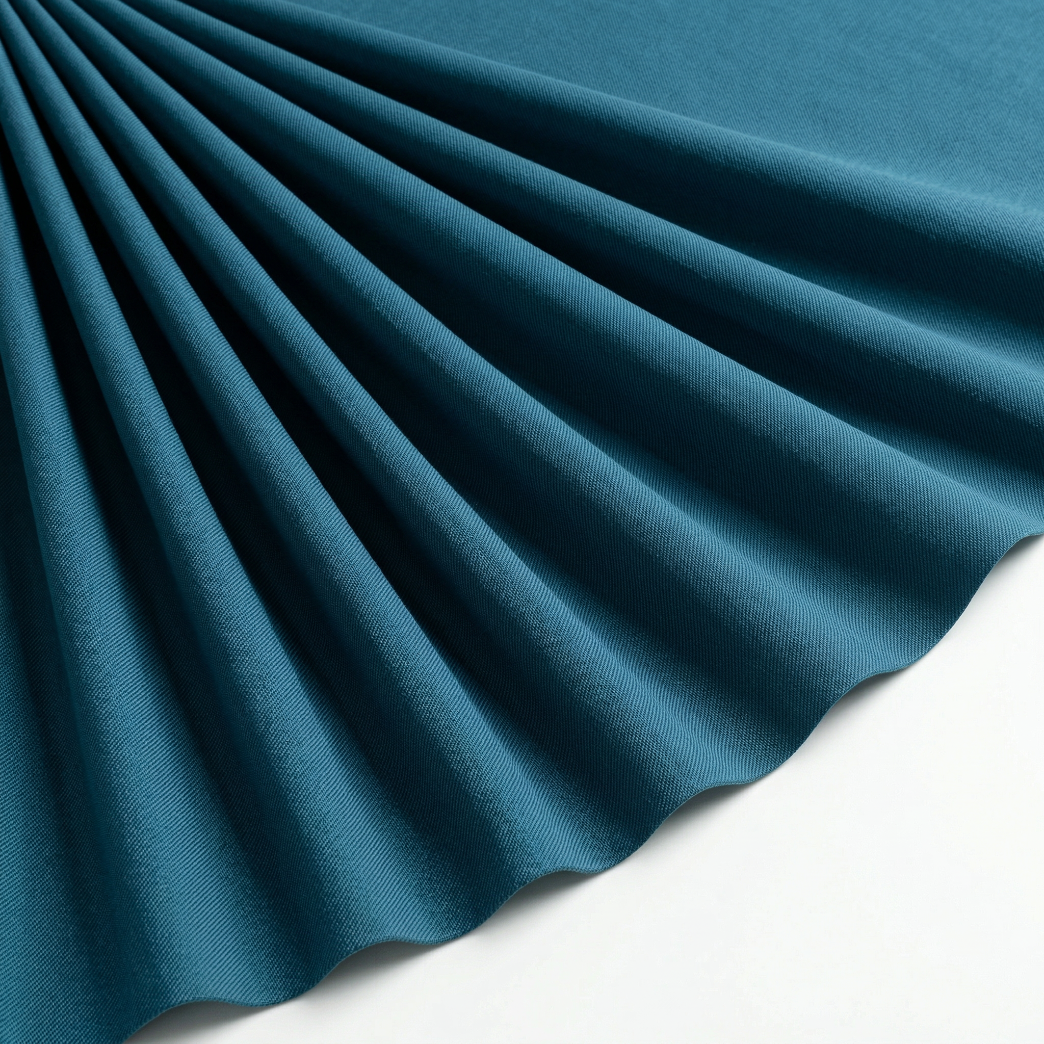 Tissu Gabardine Polycoton Rigide Uni Canard