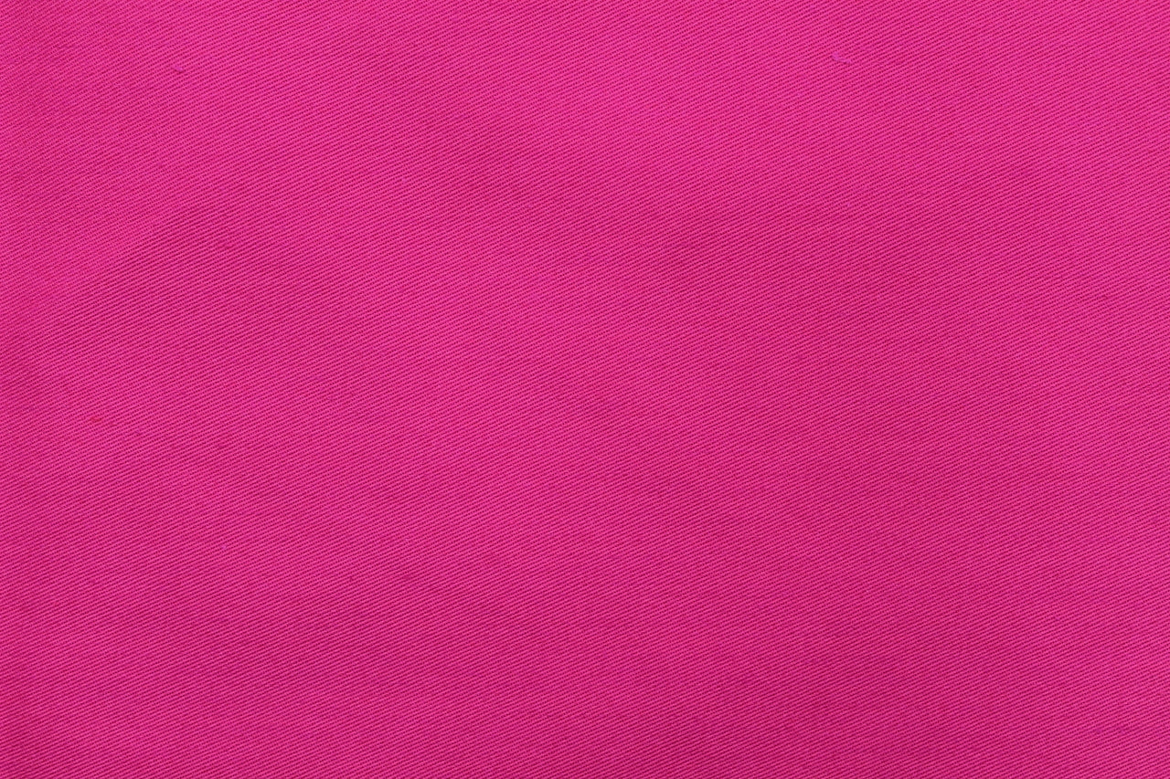 Tissu Gabardine Polycoton Rigide Uni Fuchsia