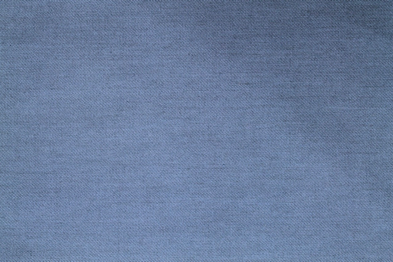 Tissu Gabardine Polycoton Rigide Uni Indigo
