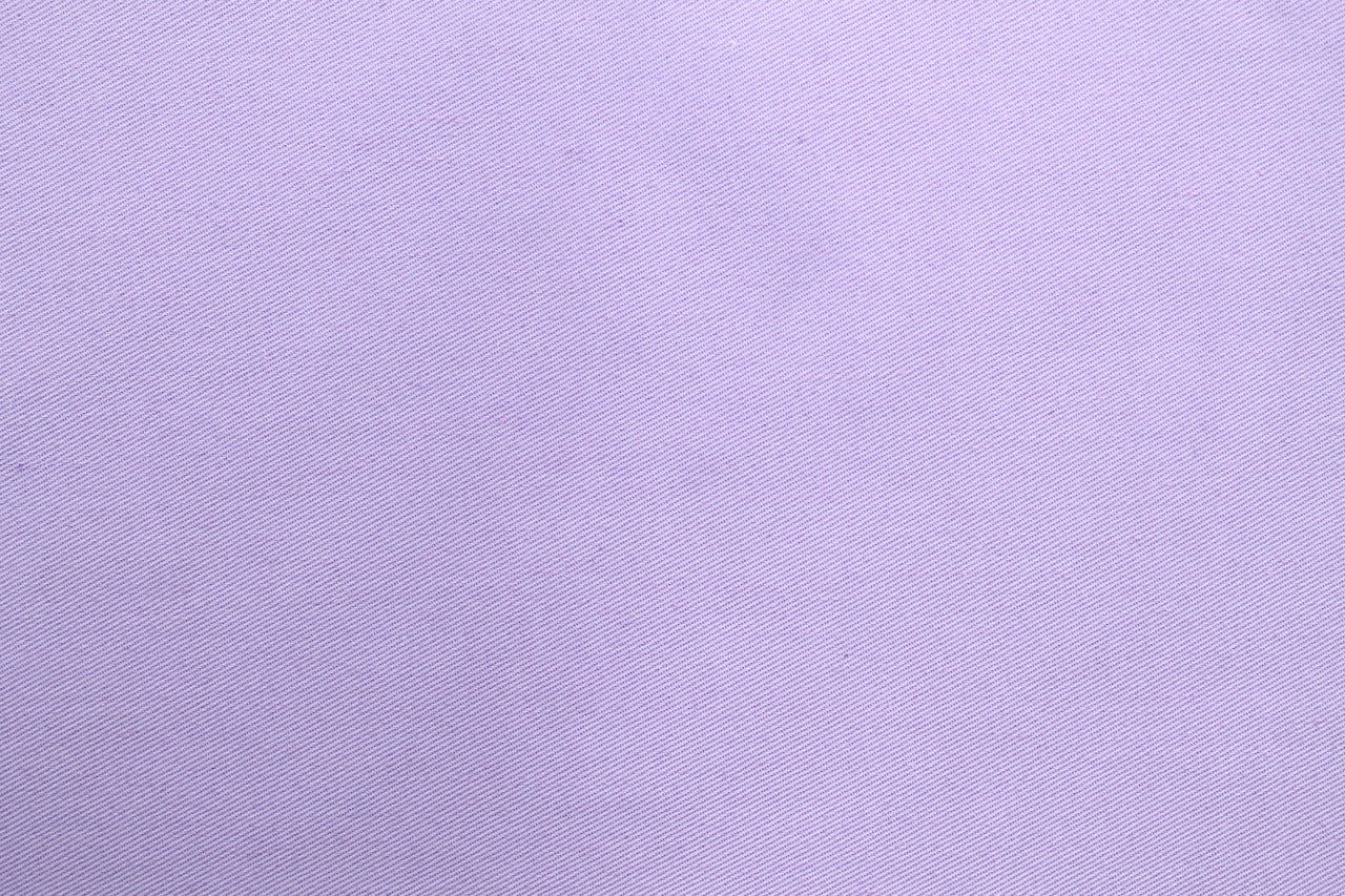 Tissu Gabardine Polycoton Rigide Uni Lilas