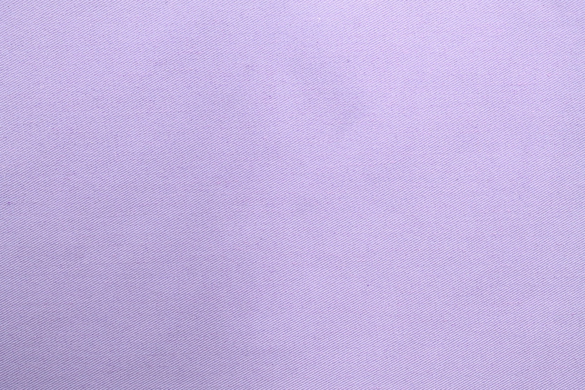 Tissu Gabardine Polycoton Rigide Uni Lilas