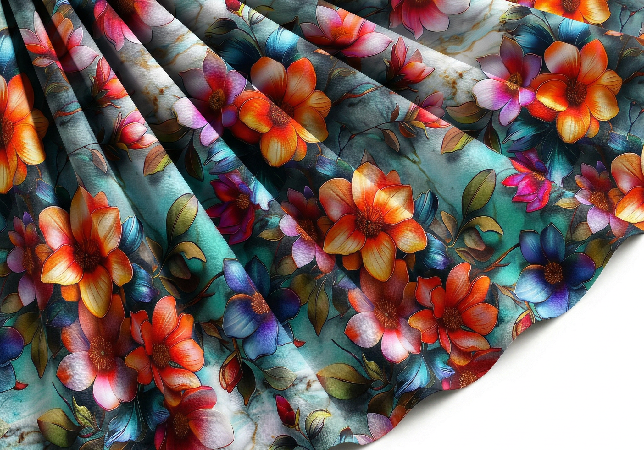 Tissu Fleurs