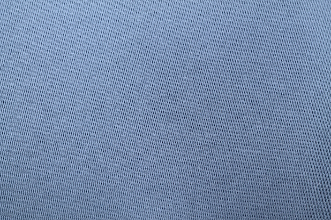 Tissu Gabardine de Viscose Uni Bleu Denim