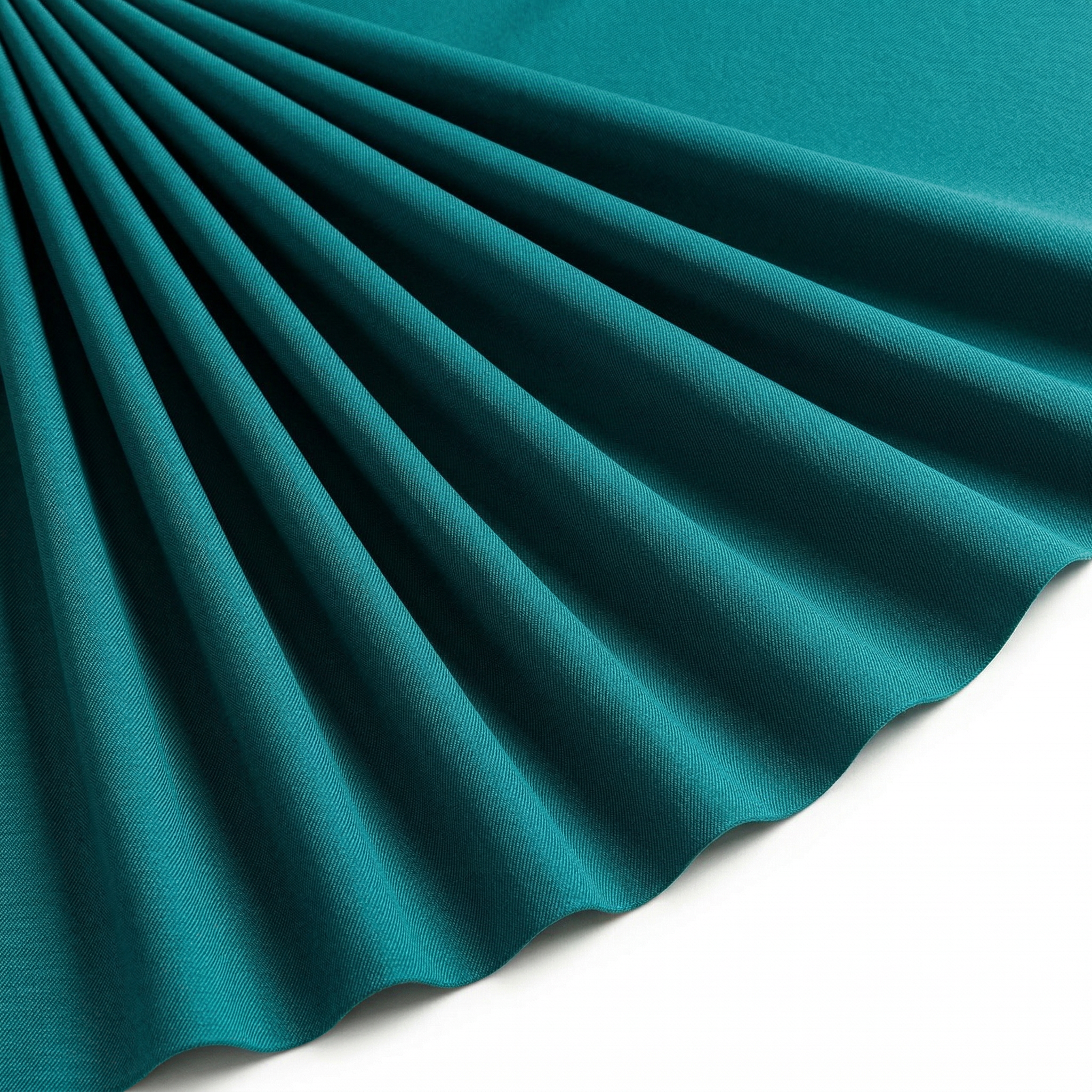 Tissu Gabardine de Viscose Uni Canard