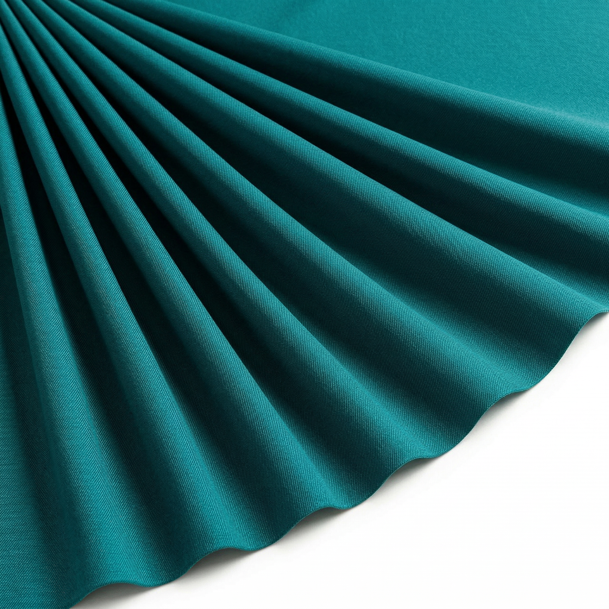 Tissu Gabardine de Viscose Uni Canard