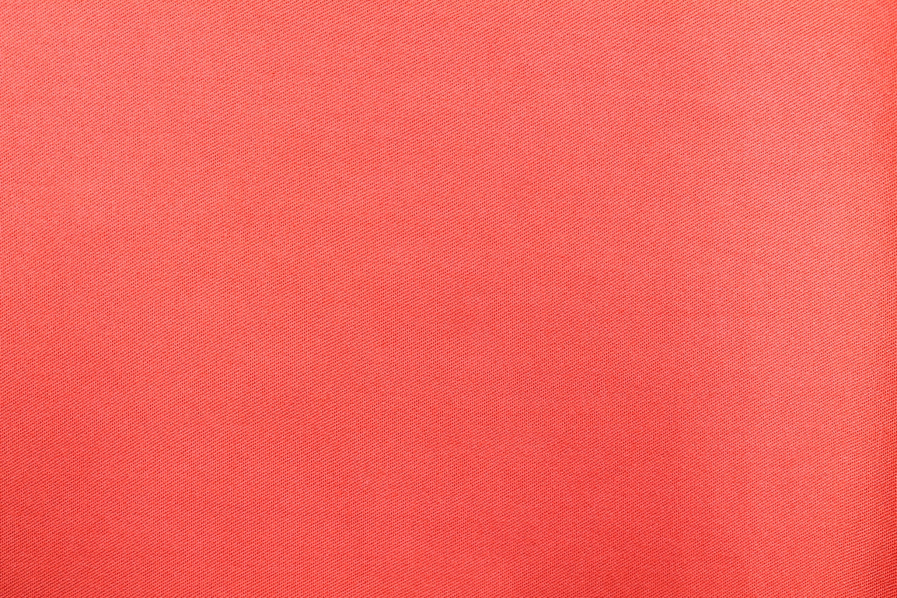 Tissu Gabardine de Viscose Uni Corail