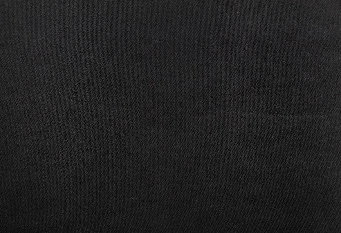 Tissu Gabardine de Viscose Uni Noir