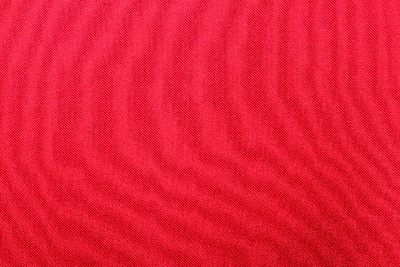 Tissu Gabardine de Viscose Uni Rouge