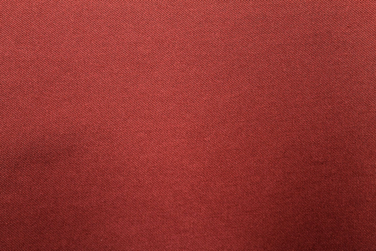 Tissu Gabardine de Viscose Uni Terracotta