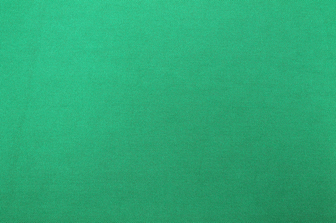 Tissu Gabardine de Viscose Uni Vert drapeau