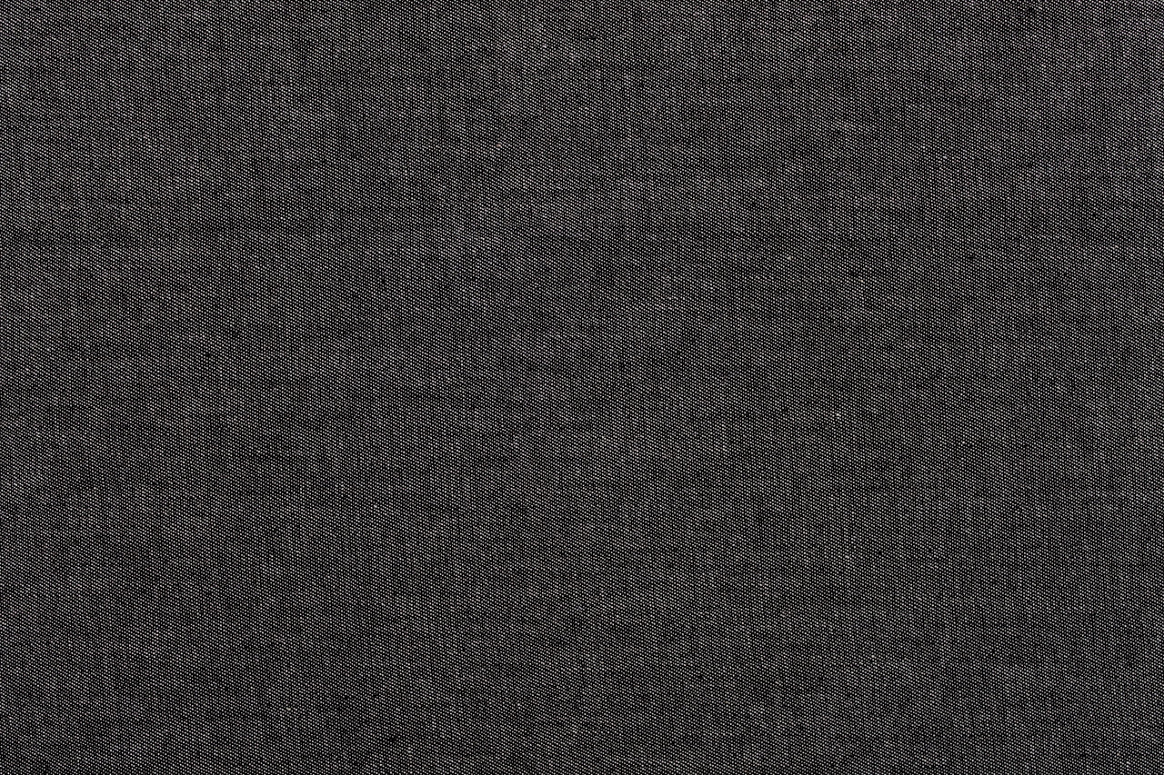 Tissu Jean de Coton Chemise Noir