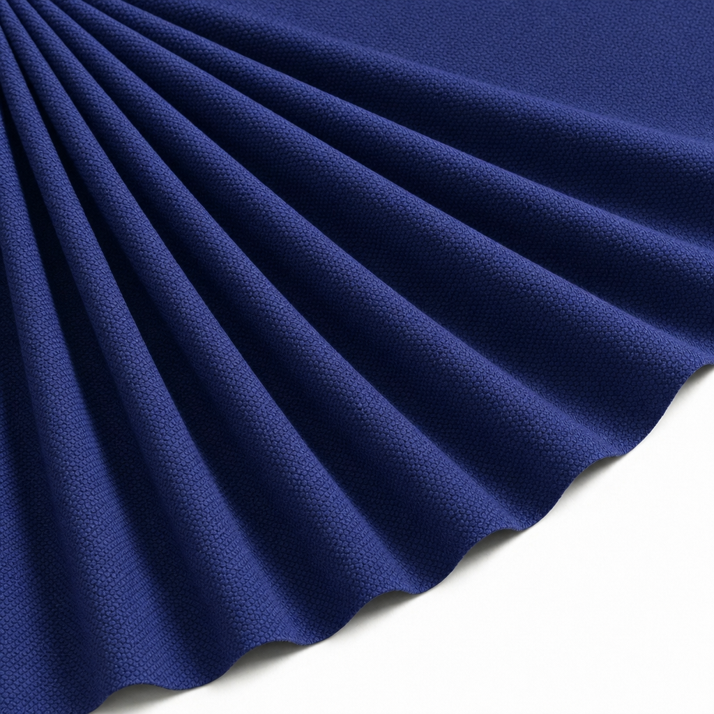 Tissu Jersey Nid d'abeille Bleu Roi