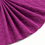 Tissu Jersey Sweat Matelassé Triangles Magenta