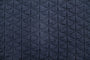 Tissu Jersey Sweat Matelassé Triangles Marine
