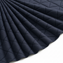 Tissu Jersey Sweat Matelassé Triangles Marine