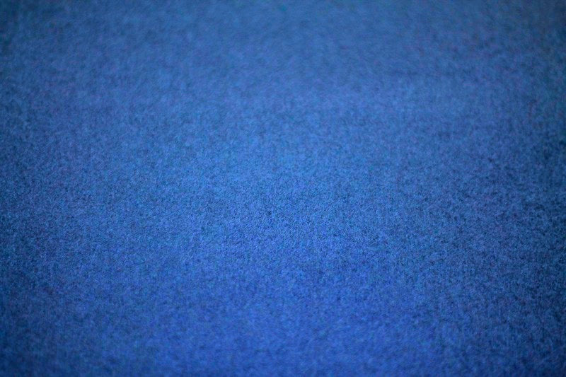 Tissu Lainage Cape Caban Bleu Roi