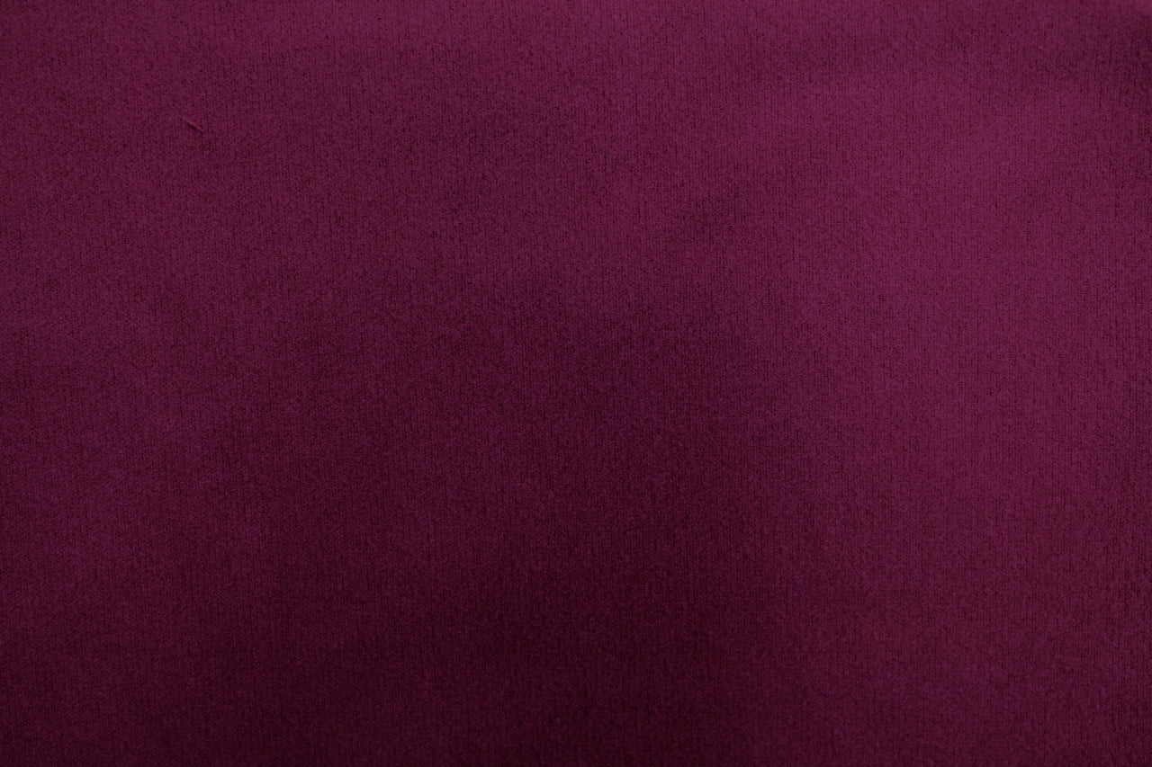 Tissu Lainage Cape Caban Rouge Bordeaux