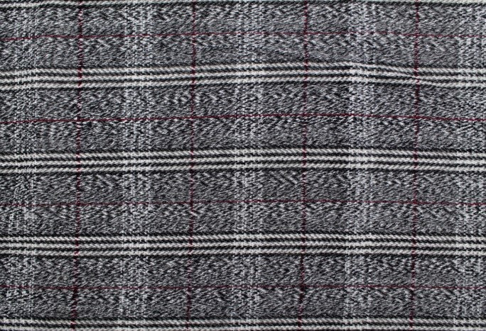 Tissu Lainage Épais Caroline Gris foncé