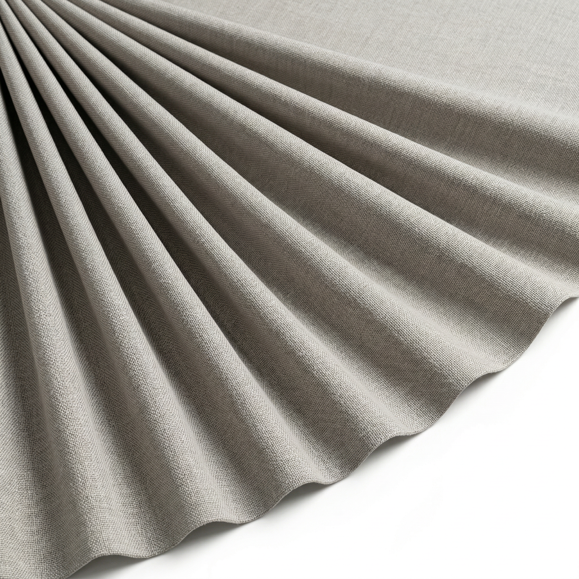 Tissu Lin Viscose Uni Beige