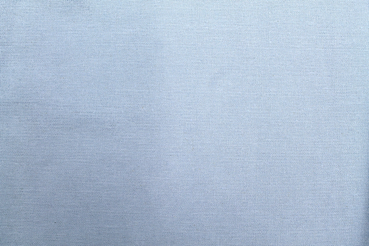 Tissu Lin Viscose Uni Bleu Ciel
