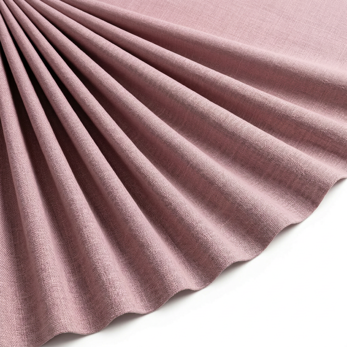 Tissu Lin Viscose Uni Vieux Rose