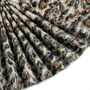 Tissu Maille Extensible à Poils Guépard Beige clair