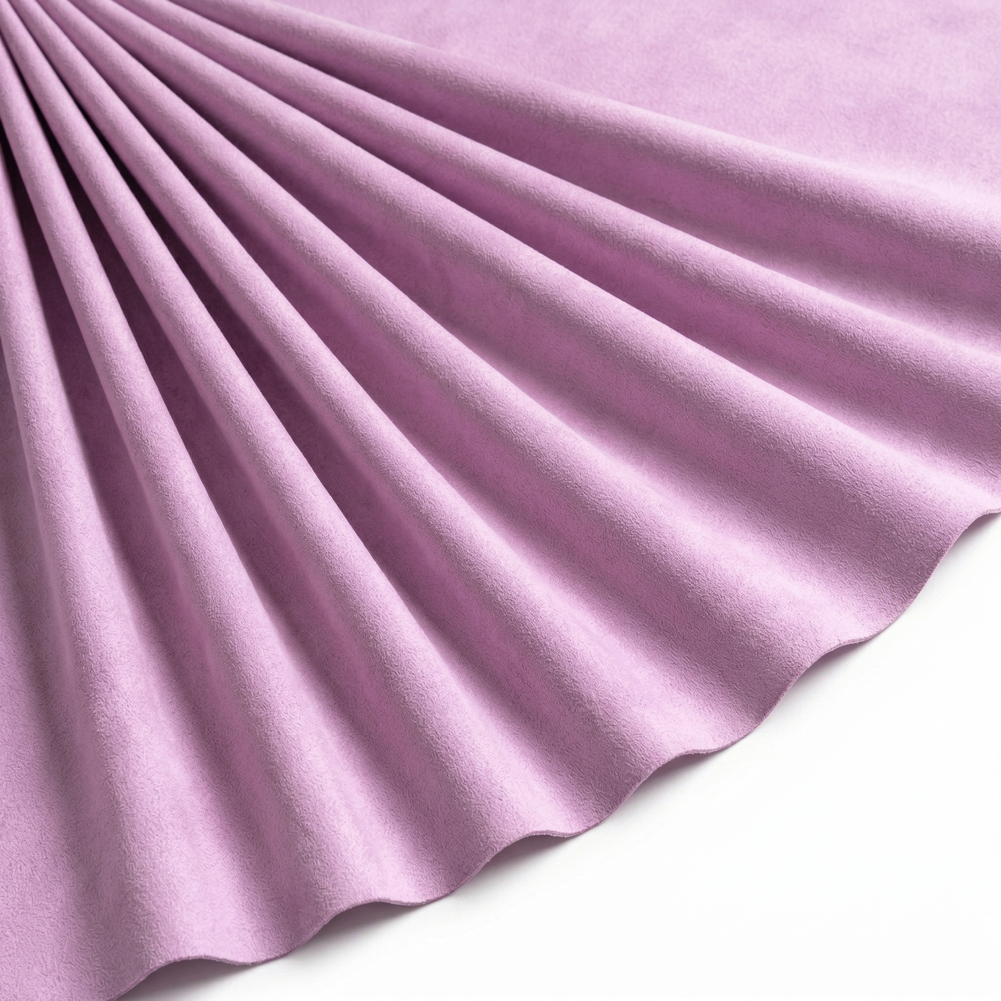 Tissu Maille Faux Daim Lilas
