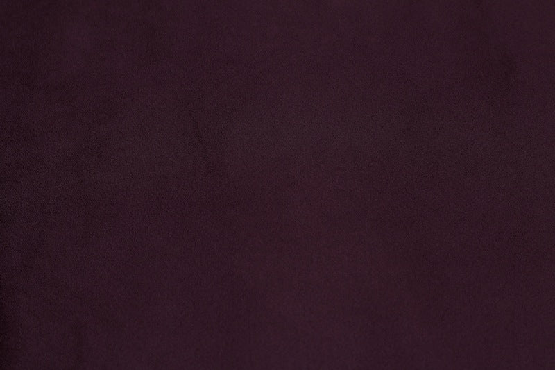 Tissu Maille Faux Daim Rouge Bordeaux
