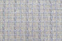 Tissu Maille Jacquard Effet Tweed Lurex Bleu