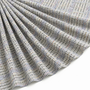 Tissu Maille Jacquard Effet Tweed Lurex Bleu