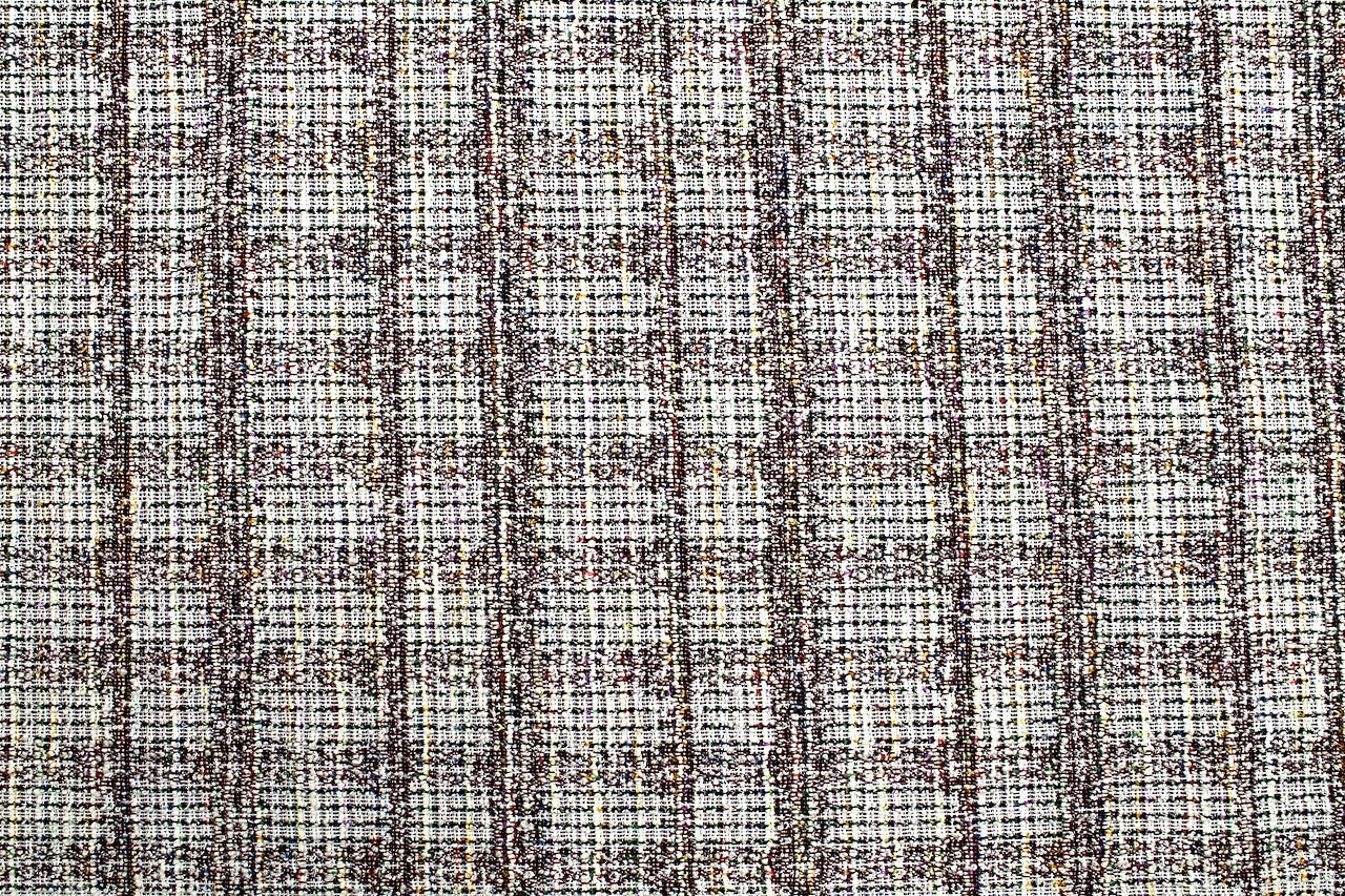 Tissu Maille Jacquard Effet Tweed Lurex Bordeaux
