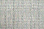 Tissu Maille Jacquard Effet Tweed Lurex Vert