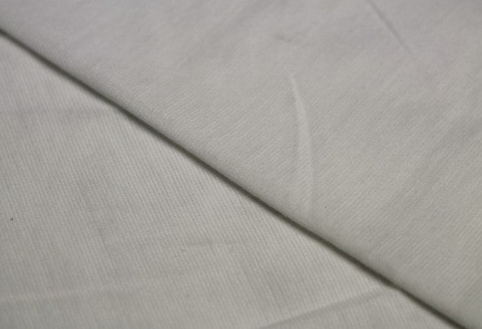 Tissu Maille Milano polyviscose Uni Blanc cassé