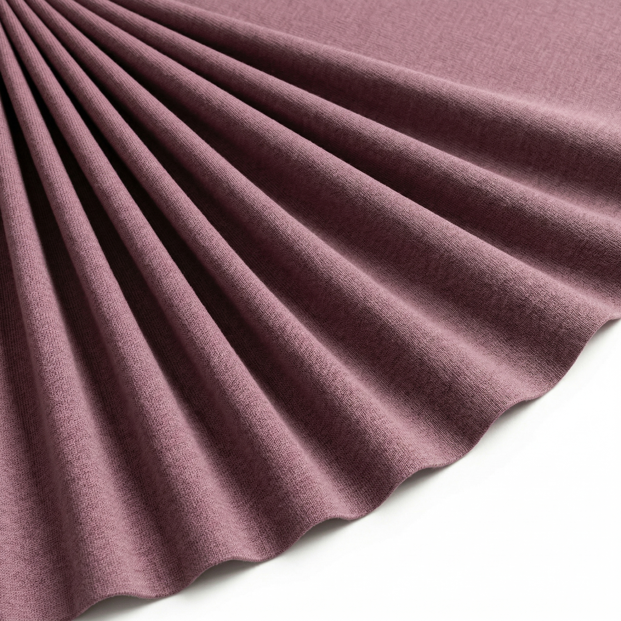 Tissu Maille Milano polyviscose Uni Bois de rose