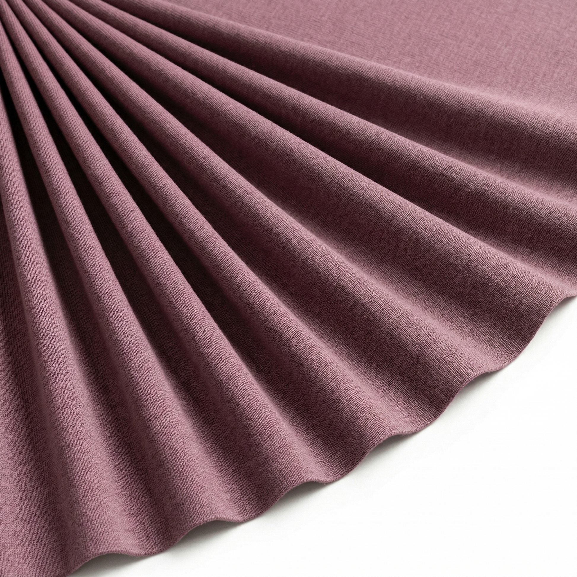 Tissu Maille Milano polyviscose Uni Bois de rose