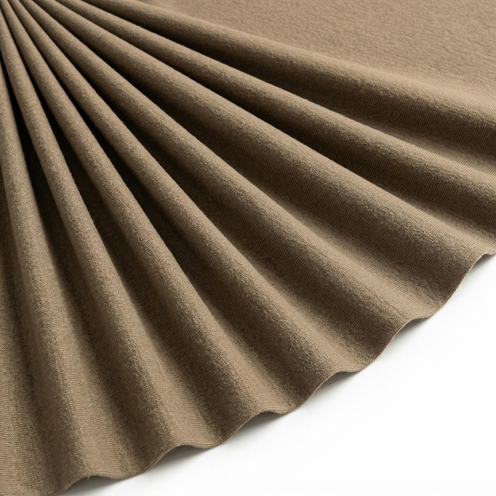 Tissu Maille Milano polyviscose Uni Camel