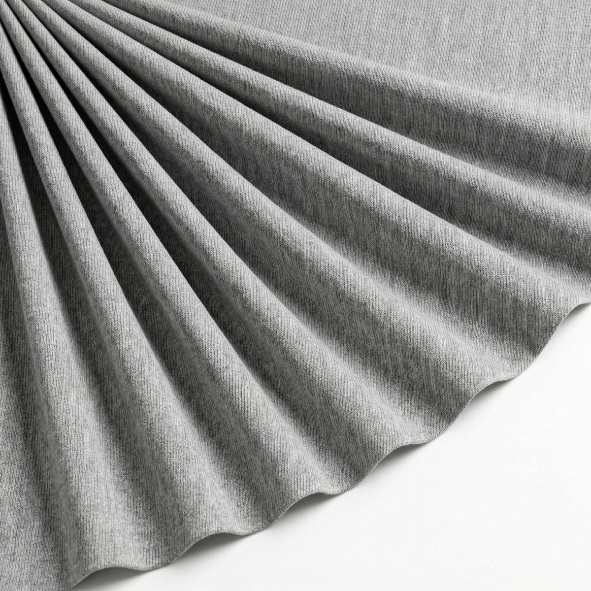 Tissu Maille Milano polyviscose Uni Gris clair