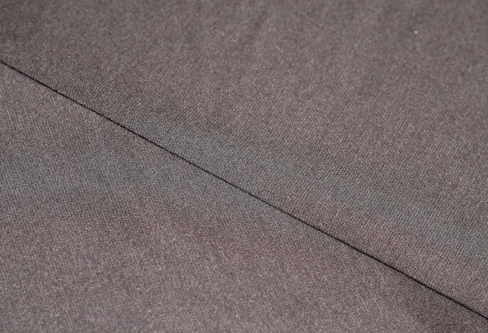 Tissu Maille Milano polyviscose Uni Marron foncé