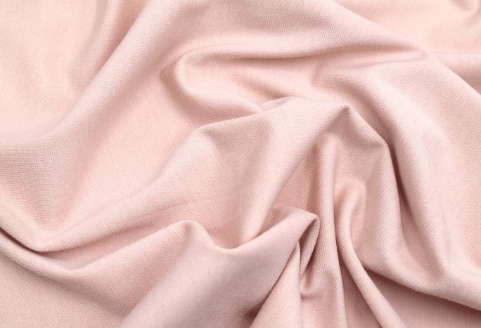 Tissu Maille Milano polyviscose Uni Rose pâle