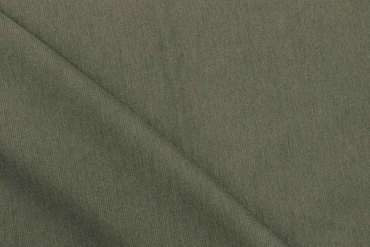 Tissu Maille Milano polyviscose Uni Vert Kaki