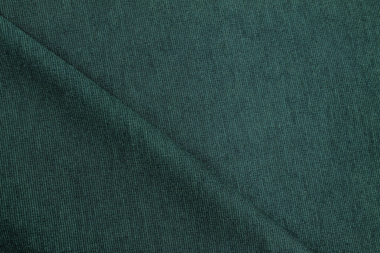 Tissu Maille Milano polyviscose Uni Vert Sapin