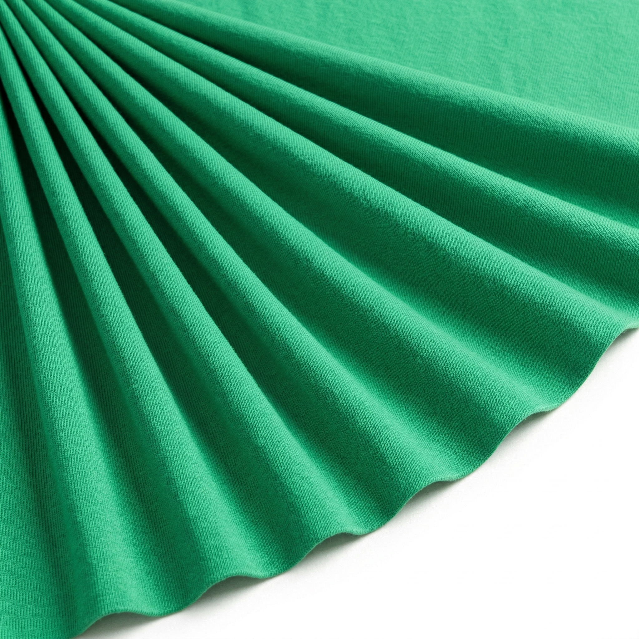 Tissu Maille Milano polyviscose Uni Vert pomme