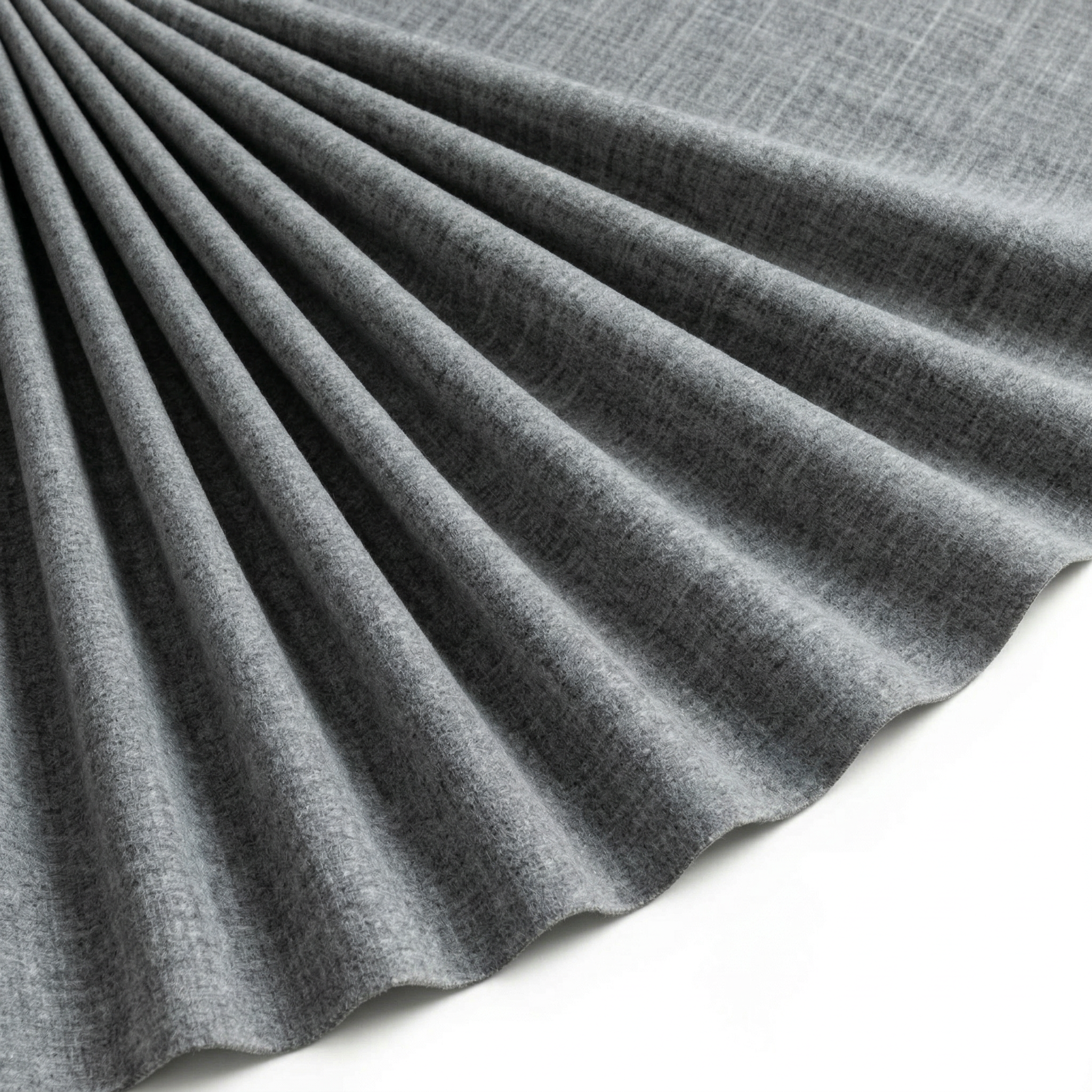Tissu Maille Pull Confort Uni Gris clair