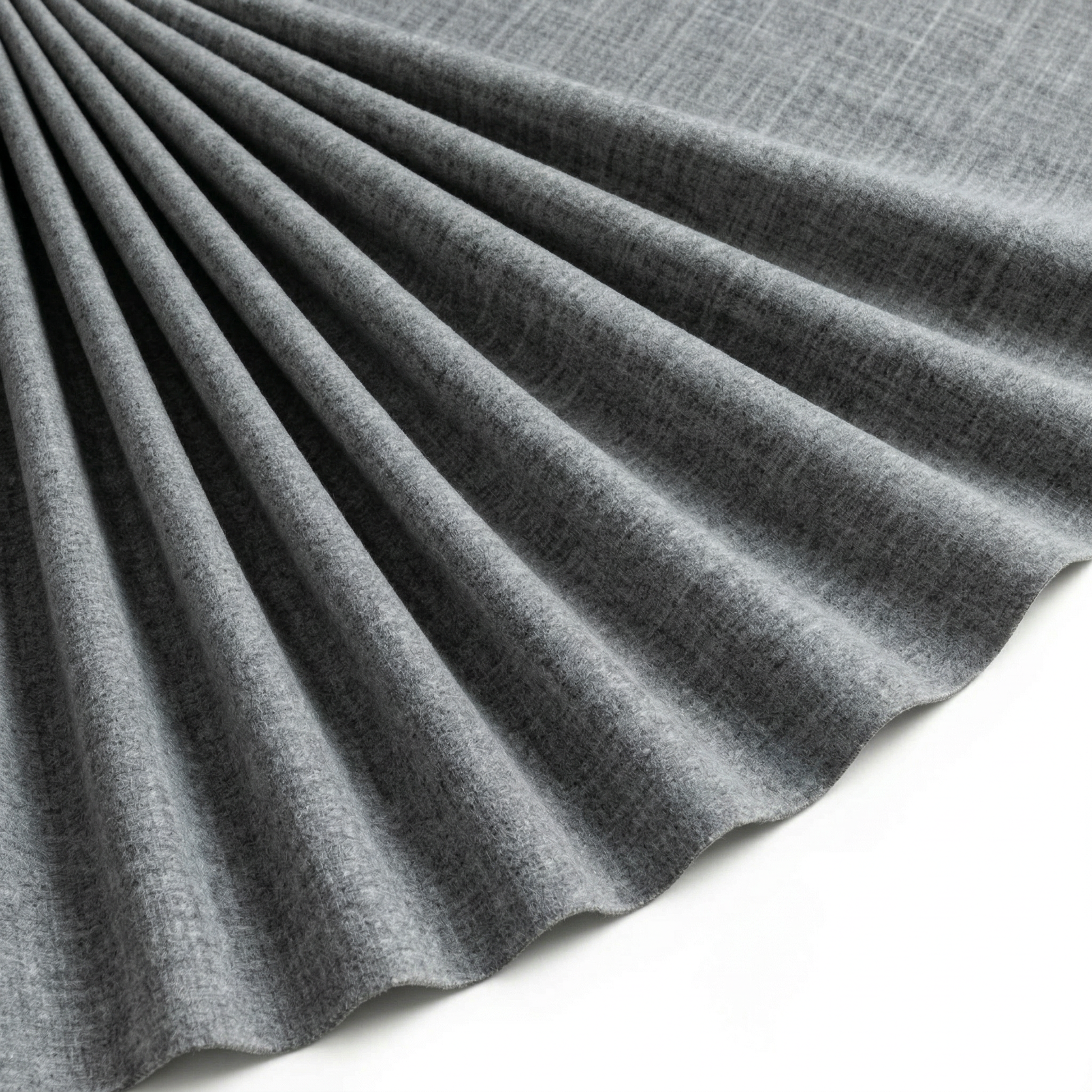 Tissu Maille Pull Confort Uni Gris clair