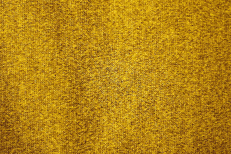 Tissu Maille Pull Confort Uni Jaune Safran