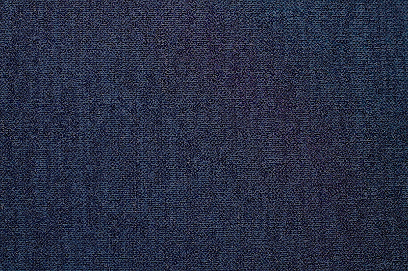 Tissu Maille Pull Confort Uni Marine