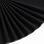 Tissu Maille Pull Confort Uni Noir