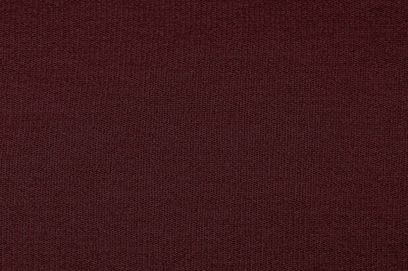 Tissu Maille Pull Confort Uni Rouge Bordeaux