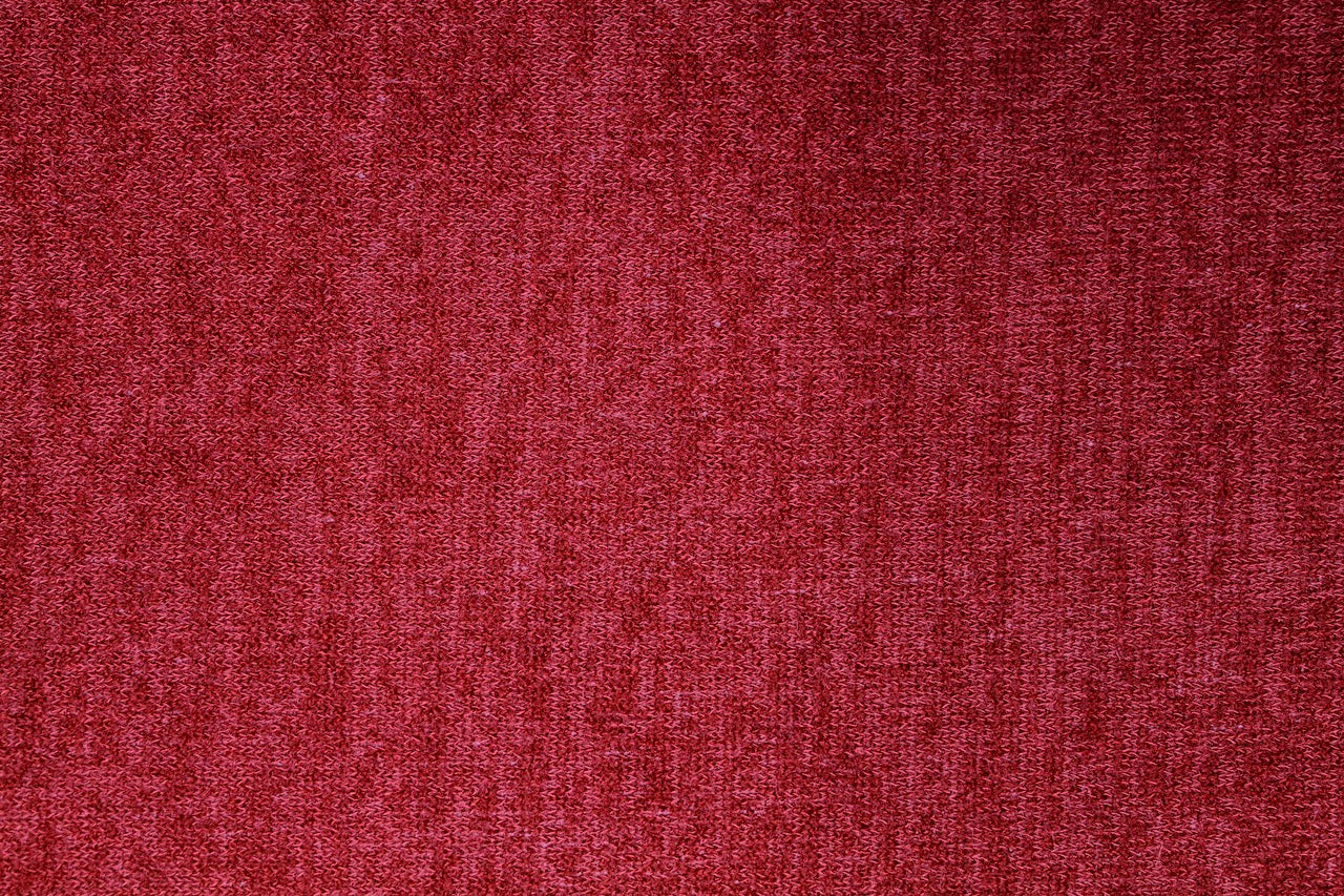 Tissu Maille Pull Confort Uni Terracotta